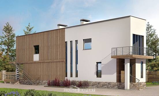 100-003-Л Проект двухэтажного дома, классический коттедж из пеноблока Йошкар-Ола | Проекты домов от House Expert