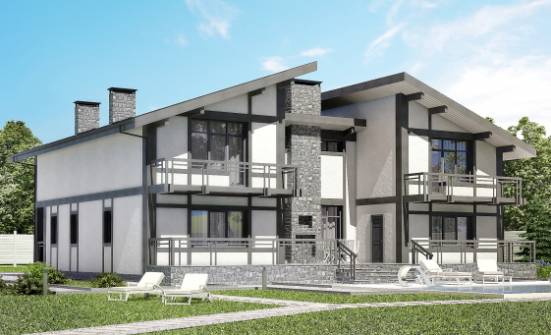 280-002-П Проект двухэтажного дома с мансардой, скромный коттедж из кирпича Волжск | Проекты домов от House Expert