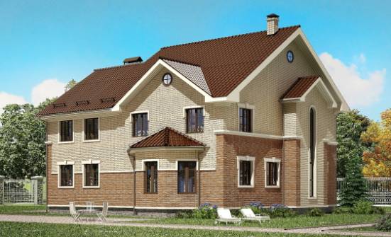 300-004-Л Проект двухэтажного дома, огромный коттедж из газобетона Йошкар-Ола | Проекты домов от House Expert