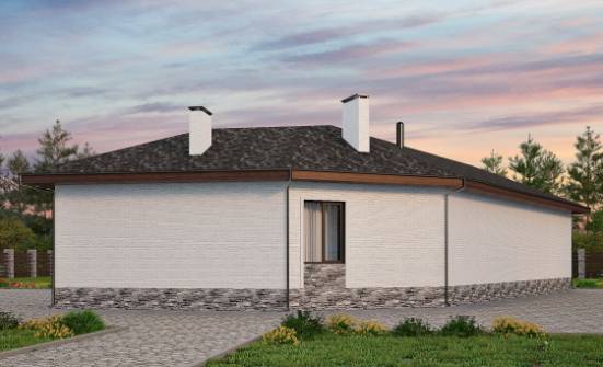 145-001-Л Проект бани из пеноблока Йошкар-Ола | Проекты одноэтажных домов от House Expert