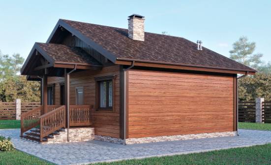 065-001-П Проект бани из газобетона Волжск | Проекты одноэтажных домов от House Expert