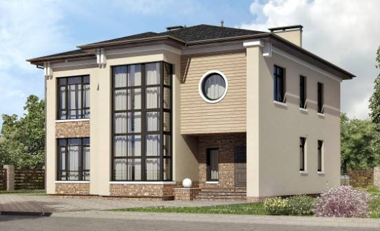 300-005-Л Проект двухэтажного дома, классический домик из кирпича Йошкар-Ола | Проекты домов от House Expert
