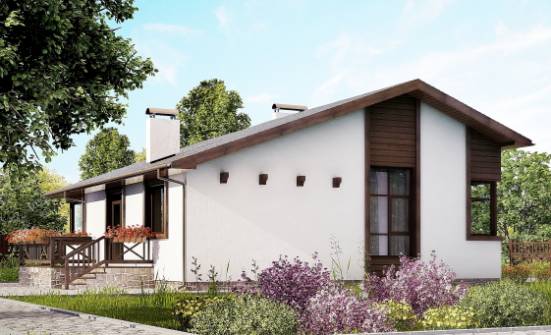 110-003-П Проект одноэтажного дома, недорогой загородный дом из арболита Йошкар-Ола | Проекты домов от House Expert