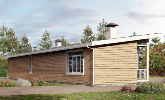 110-004-Л Проект бани из кирпича Йошкар-Ола | Проекты одноэтажных домов от House Expert