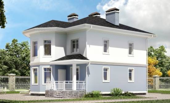 120-001-П Проект двухэтажного дома, бюджетный домик из газосиликатных блоков Йошкар-Ола | Проекты домов от House Expert