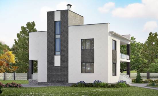 225-001-П Проект двухэтажного дома, простой домик из пеноблока Волжск | Проекты домов от House Expert
