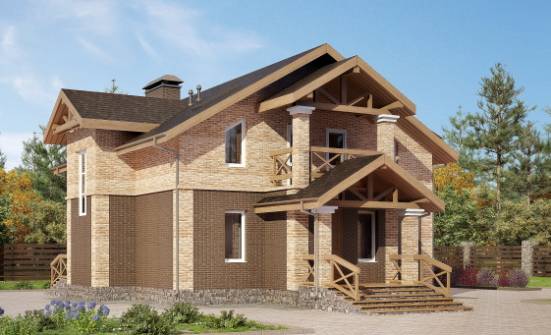 160-014-П Проект двухэтажного дома, экономичный дом из теплоблока Йошкар-Ола | Проекты домов от House Expert