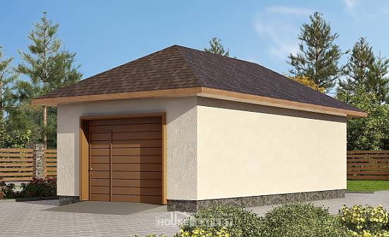 040-001-П Проект гаража из арболита Йошкар-Ола | Проекты домов от House Expert