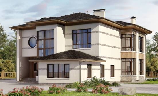345-001-П Проект двухэтажного дома, современный домик из бризолита Йошкар-Ола | Проекты домов от House Expert