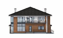 245-001-П Проект двухэтажного дома, современный загородный дом из арболита, Йошкар-Ола