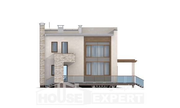 185-001-П Проект двухэтажного дома, уютный дом из твинблока, Йошкар-Ола