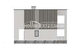150-017-П Проект двухэтажного дома, скромный домик из блока, Волжск