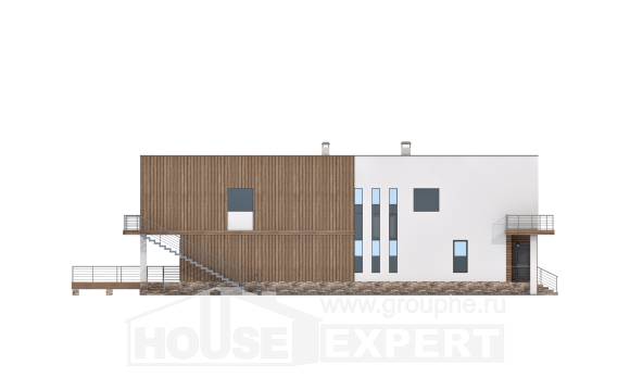 100-003-Л Проект двухэтажного дома, бюджетный домик из арболита, Йошкар-Ола